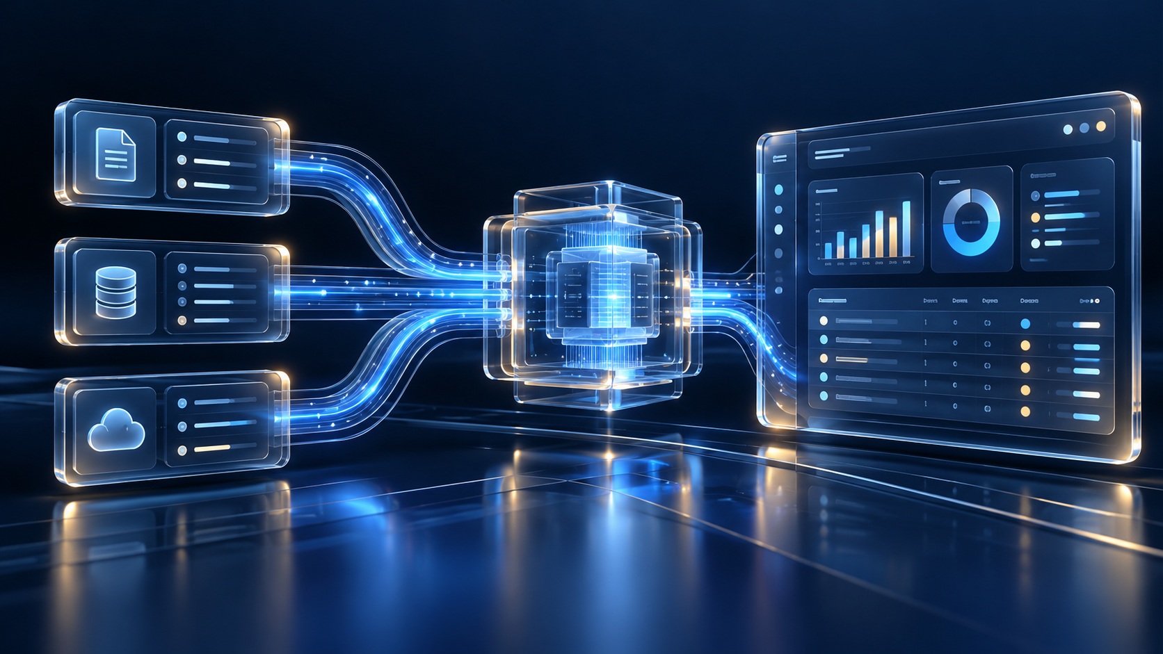 Digital solution illustration