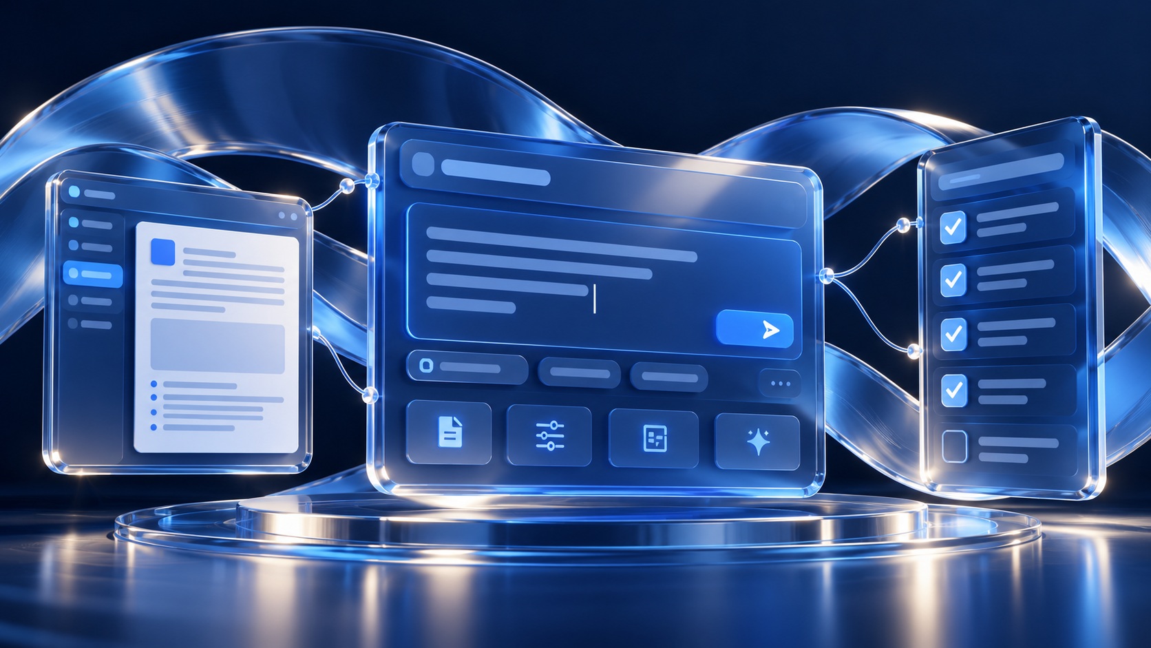 Digital solution illustration